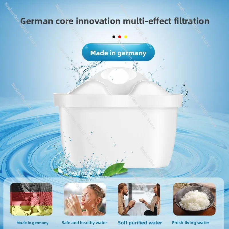 Home Water Filter Jug Tap Water Purification Container Universal Replacement Filters Non Direct Drinking