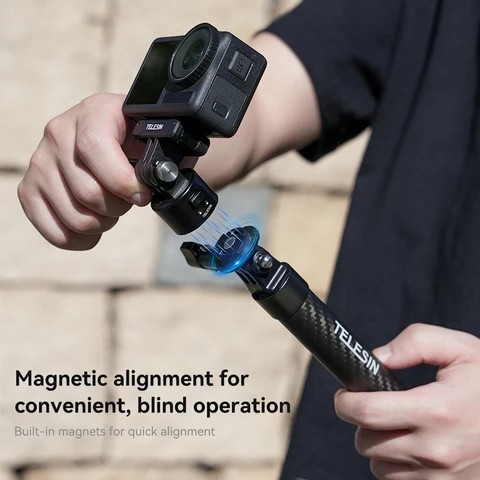 Магнитный адаптер TELESIN 1/4 для экшн-камер GoPro, Insta 360, DJI OSMO — фото модели