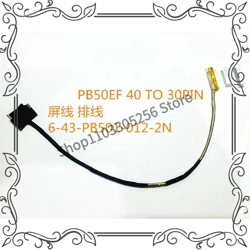 LCD Display Cable For Clevo PB50EF ThundeRobot 911MT 6-43-PB501-012-2N 4K 40pin
