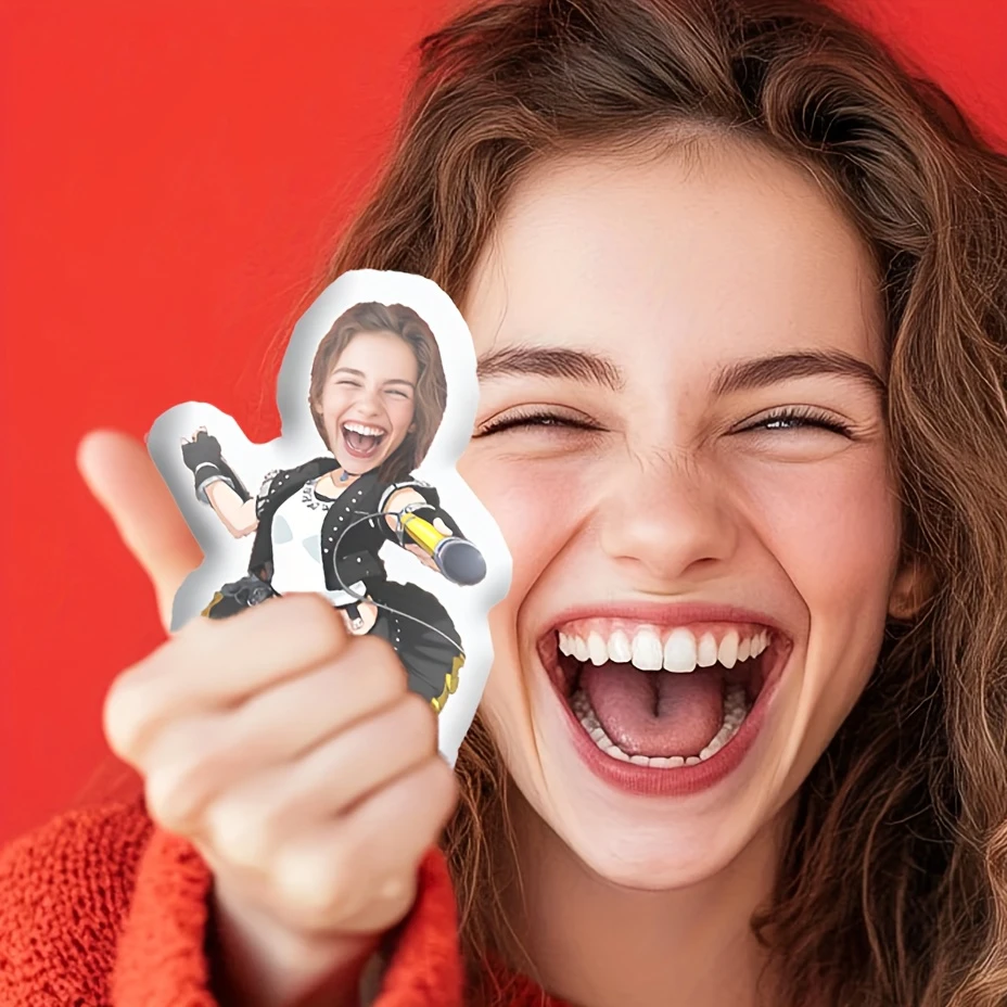 Customize a Quirky Personalized Pillow, a Mini Cushion, a Face Pillow, And a Sexy Female-Shaped Pillow. It'S a Unique Gift for F