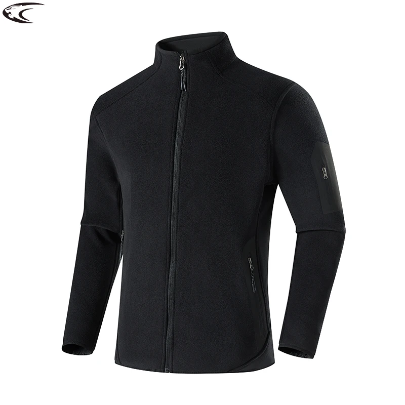 

LNGXO Winter Fleece Jacket Men Women Outdoor Windproof Warm Fleeced Clothing Unisex Hiking Camping Climbing Skiing Sport Coat