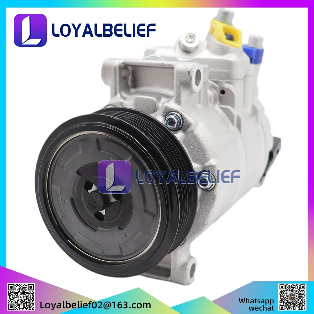 Auto 6SEU14C AC Compressor For VW AMAROK TRANSPORTER MULTIVAN 2.0 TDI 7E0820803J 7E0820803H 447150-2601 7E0820803J 447150-2603