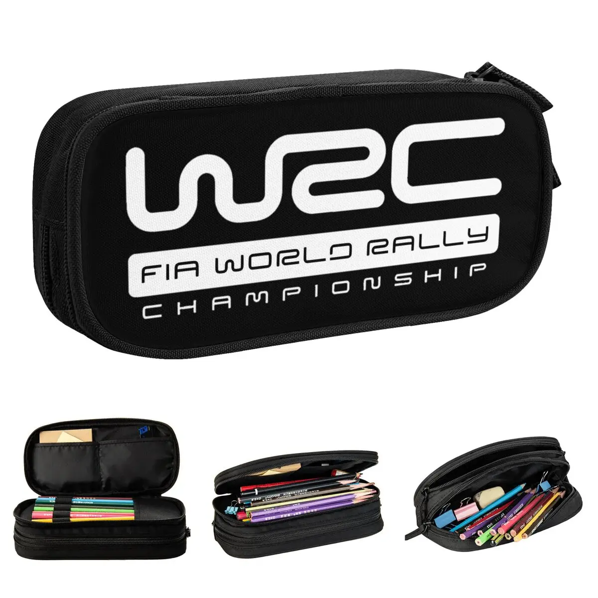 World Rally Championship WRC Pencil Cases Pencilcases Pen Holder for Student Big Capacity Bags Students School Gifts Stationery