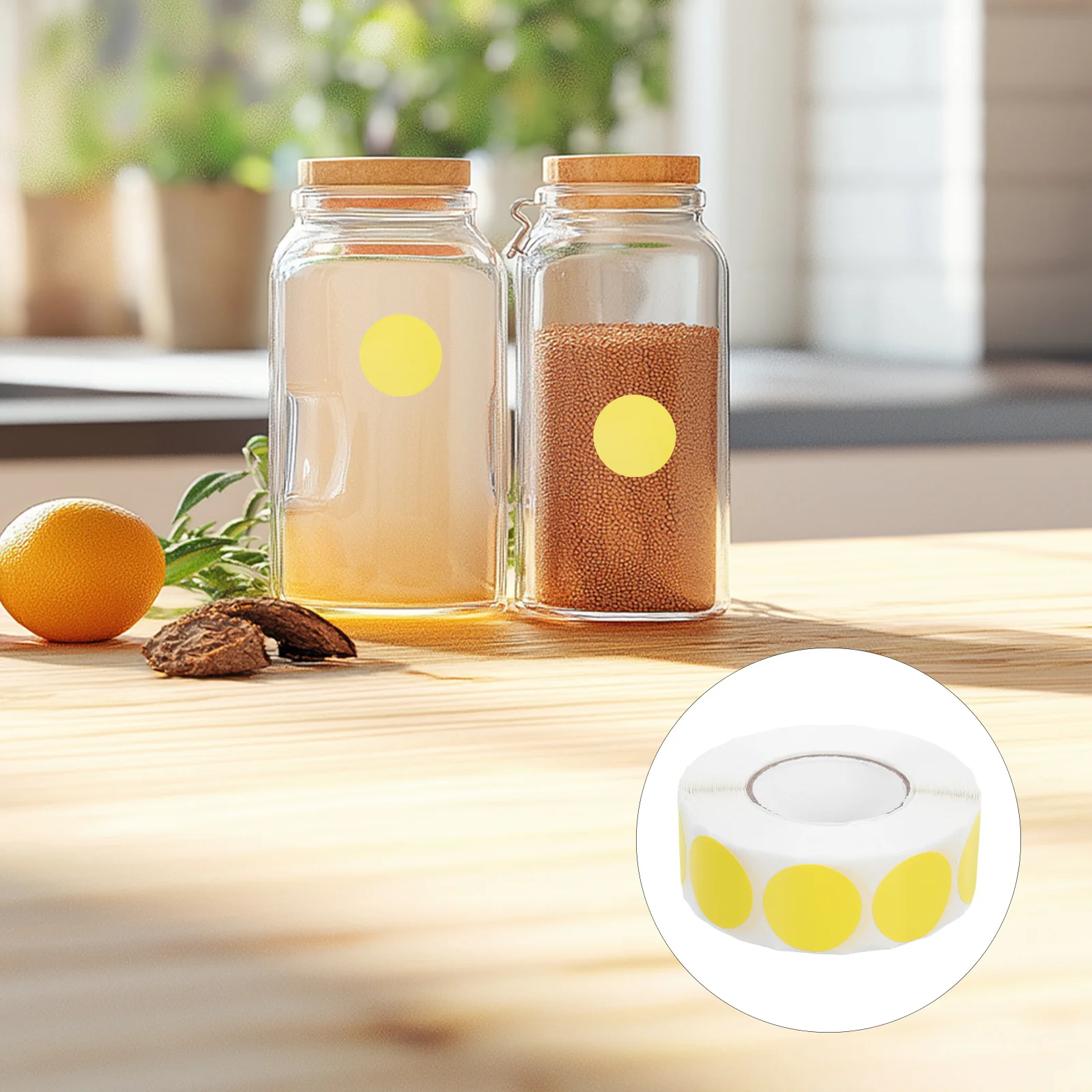 

2 Rolls 2.5cm Colored Round Sticker Labels Self Adhesive Removable Dots for Office Home School Warehouse Garage Retail Moving