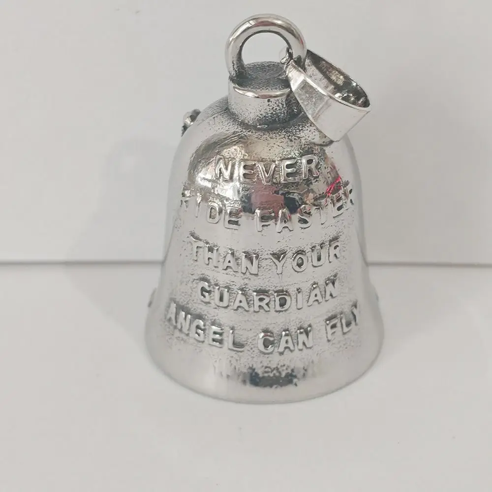 Ride Safely Love You Motorcycle Guardian Bell Vinking Style Lightweight Evil Spirit Trap Bell Pendant Small