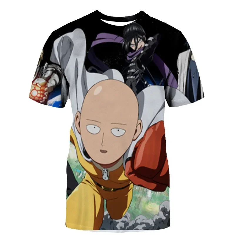 2024 Fashion New Anime ONE PUNCH MAN Summer Men/Women O-Neck 3D Printed T Shirt Casual Short Sleeve Oversized Tops Man Clothing