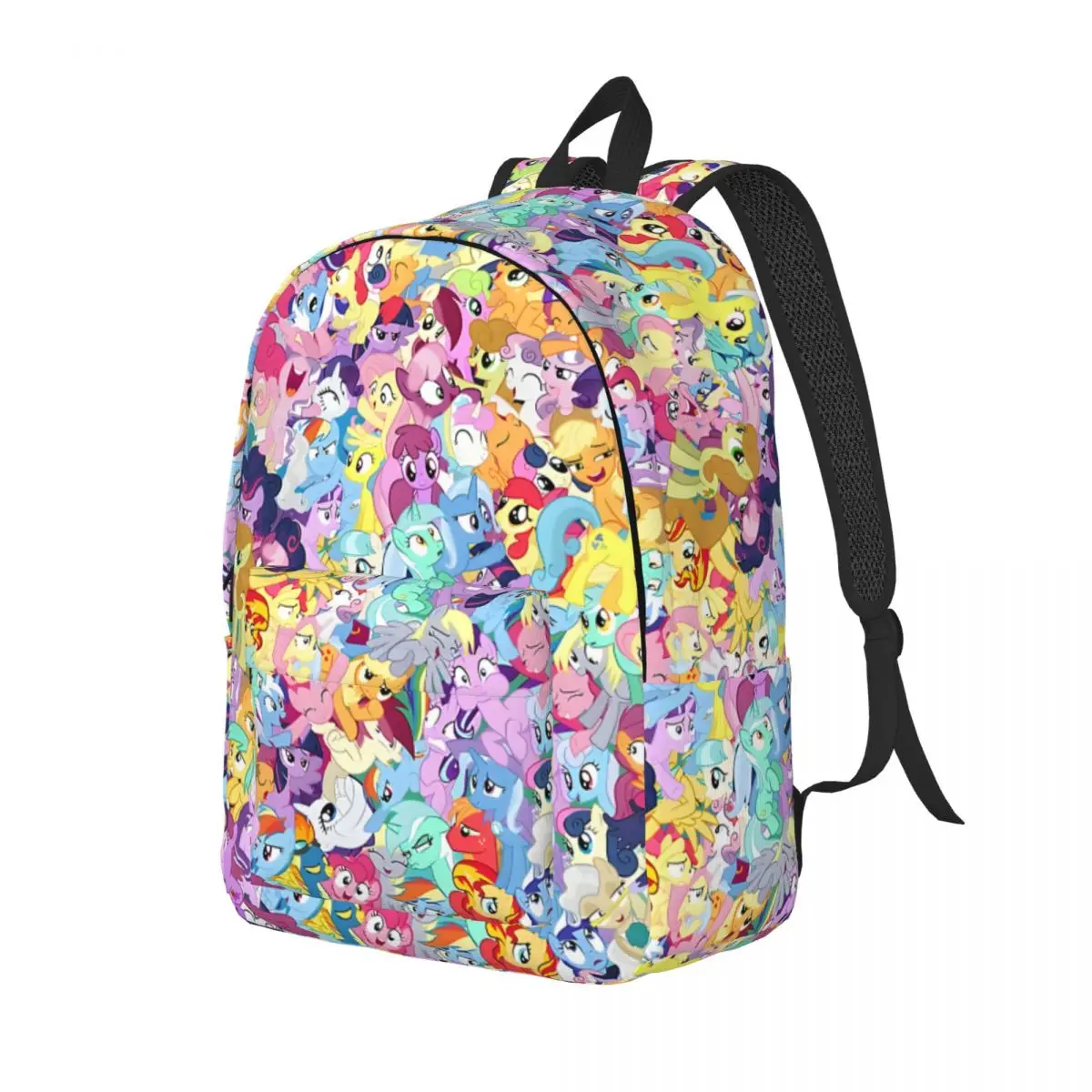 Back To School Gift Everypony Mess Retro Washable Laptop Bag My Little Pony Multi-Function Unisex Rucksack For Work Office