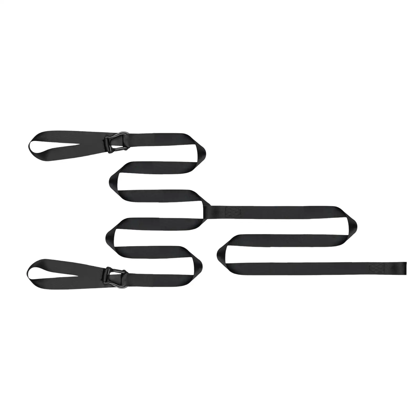 

Snowmobile Tow Strap with Two Hooks Heavy Duty Portable Snow Sled Pulling Strap for Vehicles Trail Riding