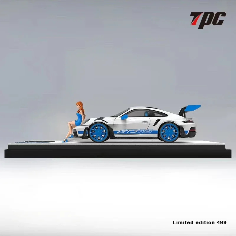 TPC 1:64 RS WhiteBlue limited499 Diecast Model Car