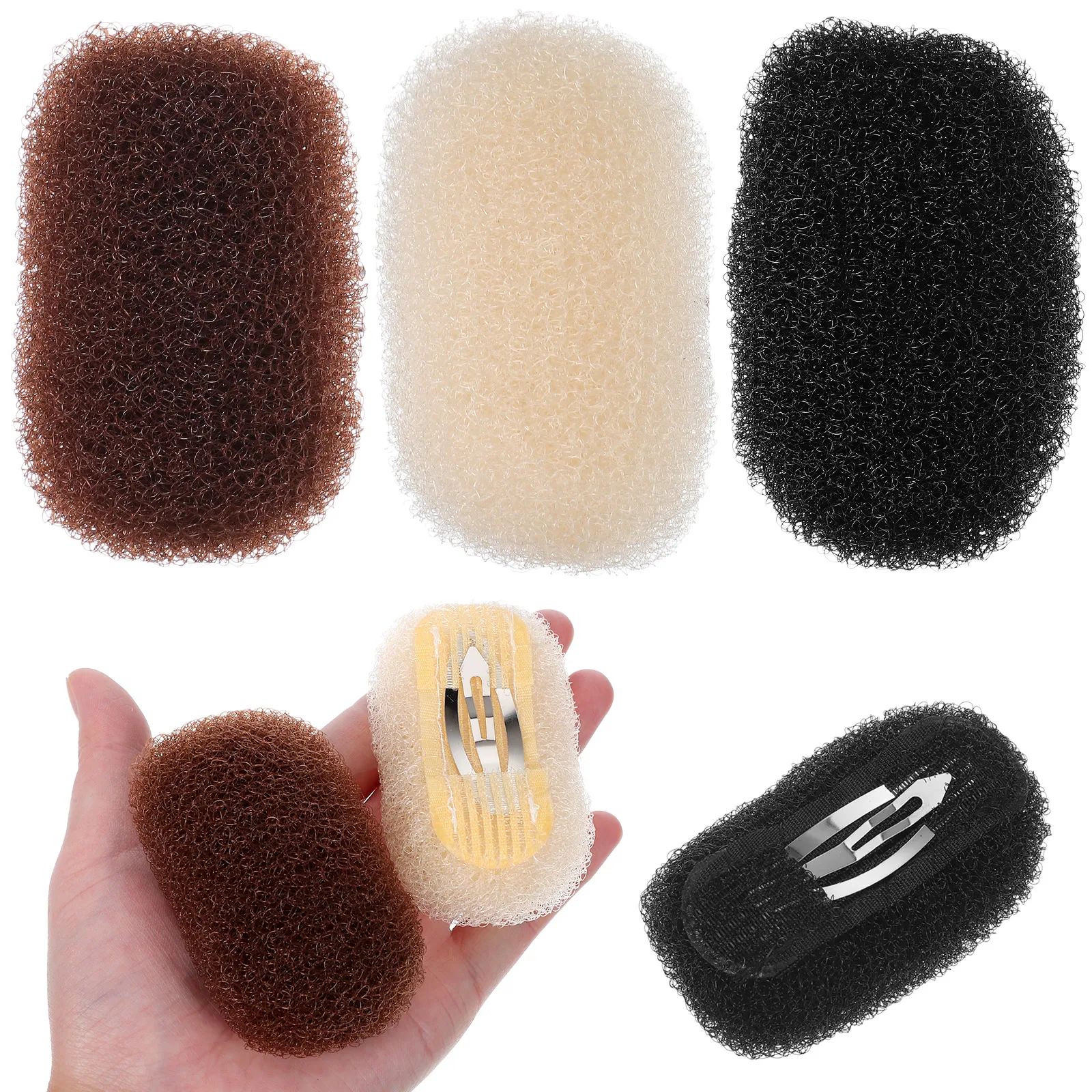 

3pcs Women Hair Bump Inserts Volume Enhancer Clip Base Pad Styling Accessories for Thick Look Bump It Tool Hairpad