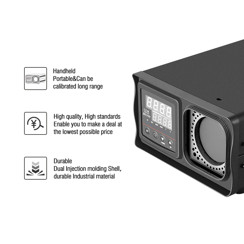 CEM 50 ~ 350ºC Multi-function Portable Infrared Black Body Calibrator High Accuracy Stable Control Max 350℃ Calibrator