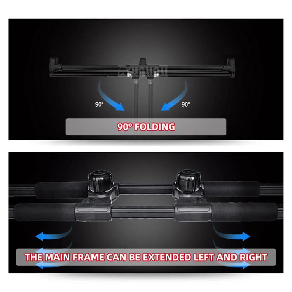 RP181 Fishing Stand Foldable fishing tool rack Fishing rod view 6