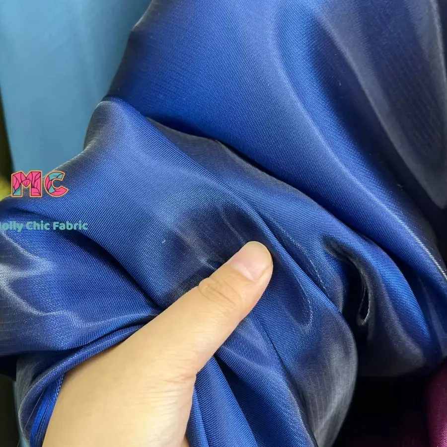 

TR Яркая шелковая атласная ткань с кристаллами, микро-жесткая неэластичная швейная сценическая одежда, женские платья, вечерние платья, ткань «сделай сам»