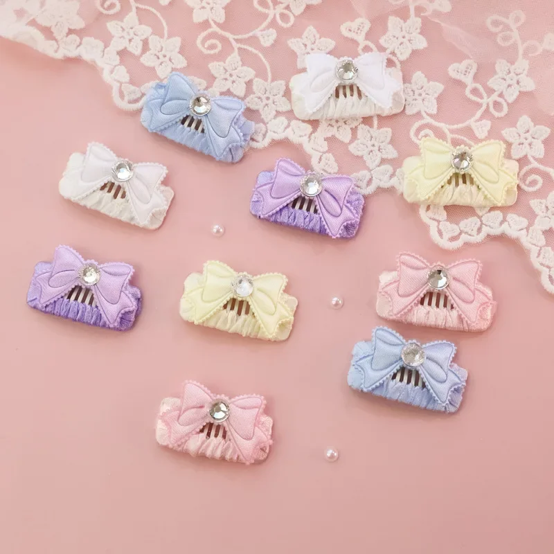Fashion Butterfly Diamond Pet Hairpin Handmade Bb Clip Hairpin Long Hair Cat Maltese Dog Small Dog Princess Style Pet Supplies