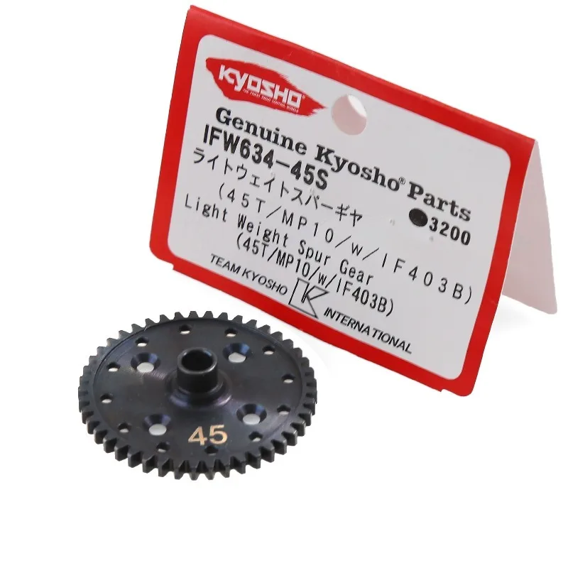 [Upgrade Parts] Kyosho Mp9/Mp10 Special 45t Lightweight Spur Gear 1/8 Remote Control Off-Road Vehicle Rc Model Parts Black