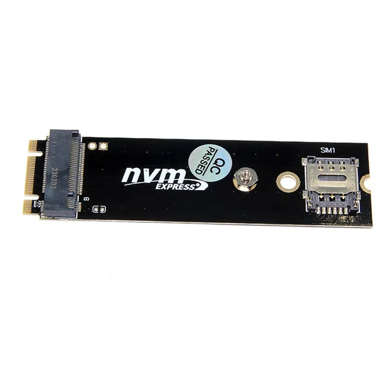 

Адаптер ABTS-M.2 B-Key к PCIE со слотом для SIM-карты для сетевого модуля 4G 5G LTE Адаптер M.2 M-Key/B-Key NVME
