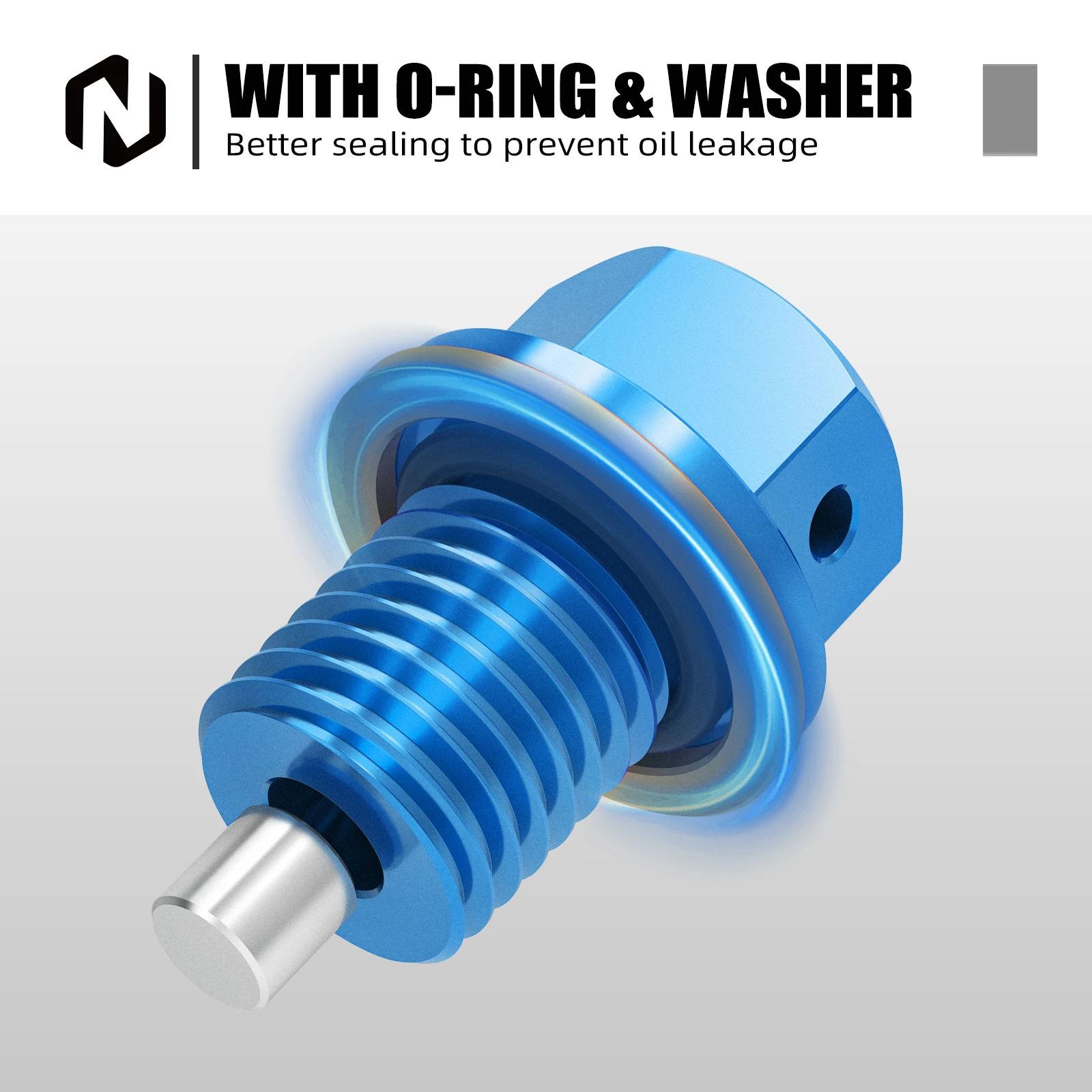 ヤマハ YZ 250/X Tricker Serow 250 XT250X WR250R/X カワサキ KLX150S KLX125 D-Tracker 125 KLX110/LM12x1.5 オイルドレンプラグボルト