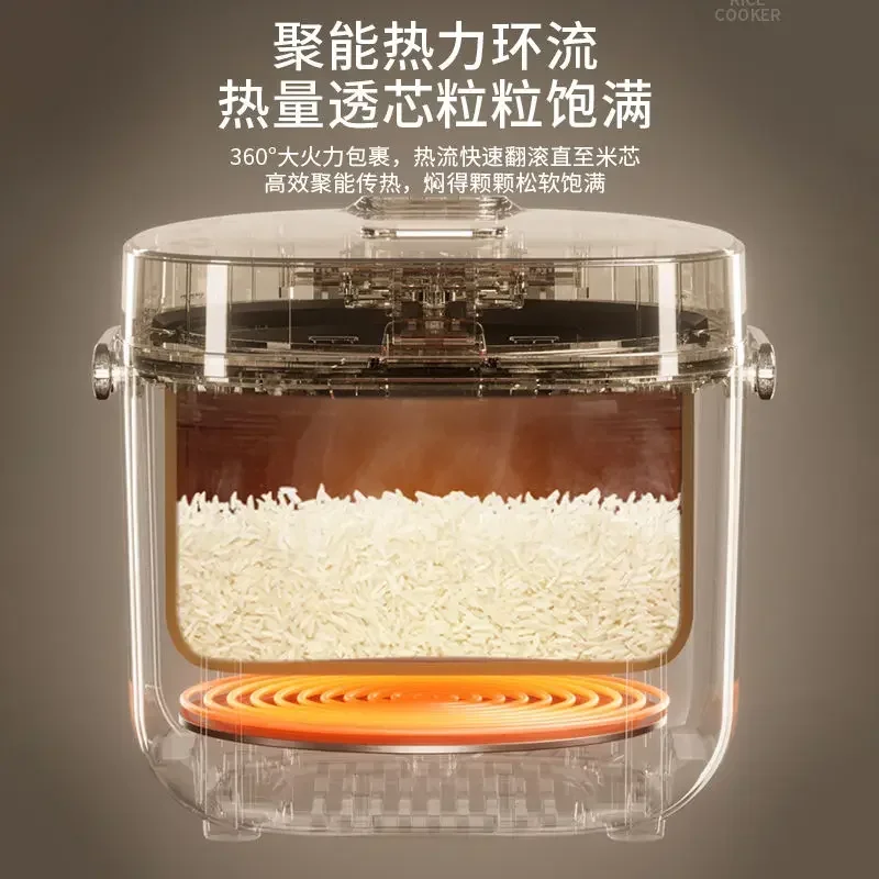 Changhong-多機能炊飯器,ミニ,スマート,予約,タイマー,家庭,学生,寮,2-3-4l