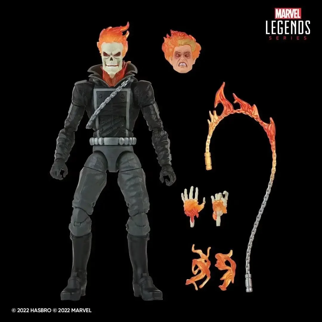 Disponibile Hasbro Marvel Legends Series Ghost Rider 15 cm Anime Action Figure Modello Desktop Figurine Giocattoli Ornamenti per bambole Regali per bambini