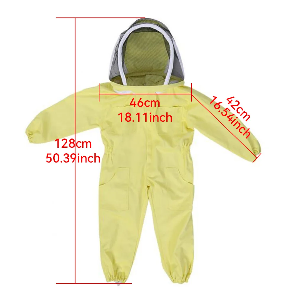 Yellow Protective Beekeeping Jacket bee-proof suit bee-keeping tool bee-proof suit bee-proof jumpsuit