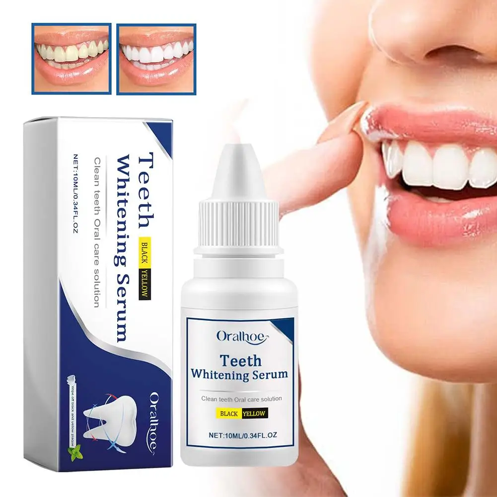 Cleaning Tooth Whitening Essence Effective Remove Plaque Serum Fresh Teeth Yellow Stains Breath Serum Removal Tooth Toothpa A2I8