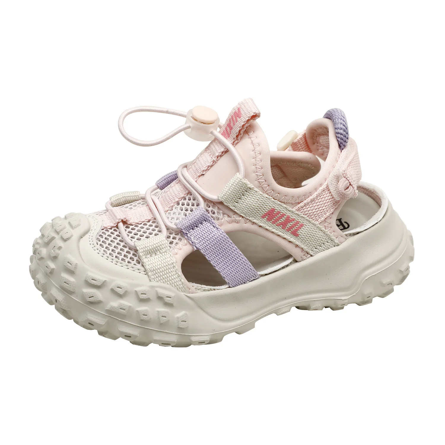 Children's Boys Girls' Outdoor Trekking Sandals Summer Kids Mesh Breathable Wrapped Feet To Prevent Collision Beachids