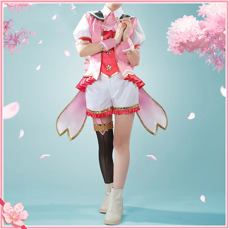 Traje de Cosplay de Sakura, traje de juego bonito Derby, uniformes de Carnaval de Halloween, ropa de Anime hecha a medida