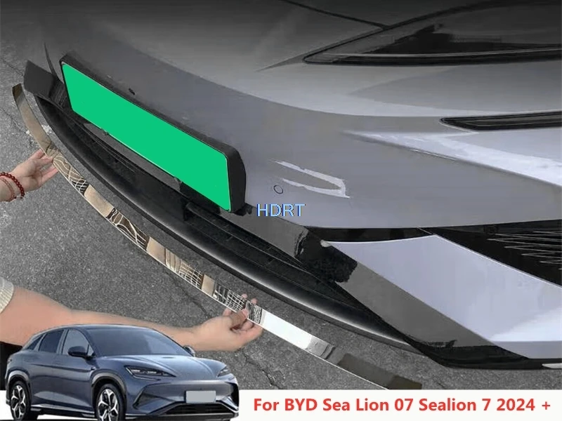 

Передний бампер в стиле автомобиля, задняя отделка багажника, задняя дверь, боковая юбка, край кузова, молдинг, крышка для BYD Sea Lion 07 Sealion 7 EV 2024 +