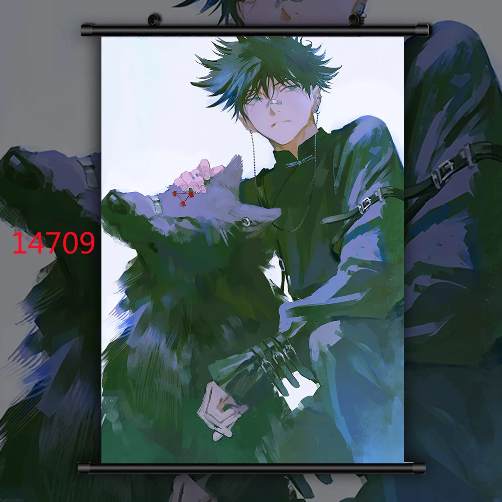 Canvas Painting Posters Prints Living Room Decor Picture for Bedroom Home Decoration Jujutsu Kaisen Gojo Satoru Fushiguro Megumi