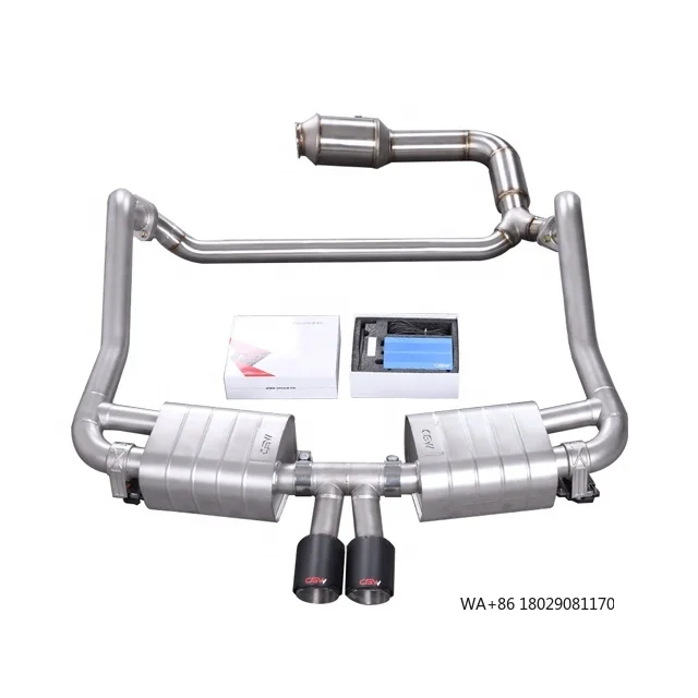 

Высококачественный звуковой глушитель выхлопной системы Valvetronic Catback для 718 2.0T 2.5T 2017 года и новее, автозапчасти