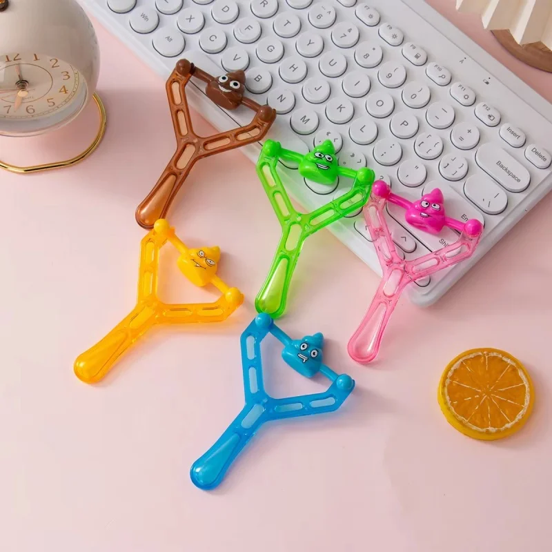 1-10 قطعة مضحك اطلاق النار مقلاع المزحة وهمية أنبوب براز لعبة ضد الإجهاد يوم الأطفال الضغط لعبة هدايا أعياد ميلاد للأطفال