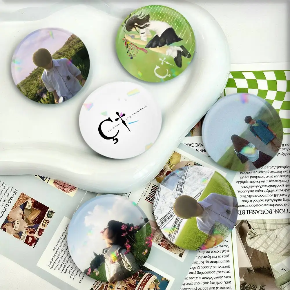

All About Lily Chou-Chou Badges 25 32 44 58 75 mm Round Fans Collect Friends Gifts Brooch Souvenir