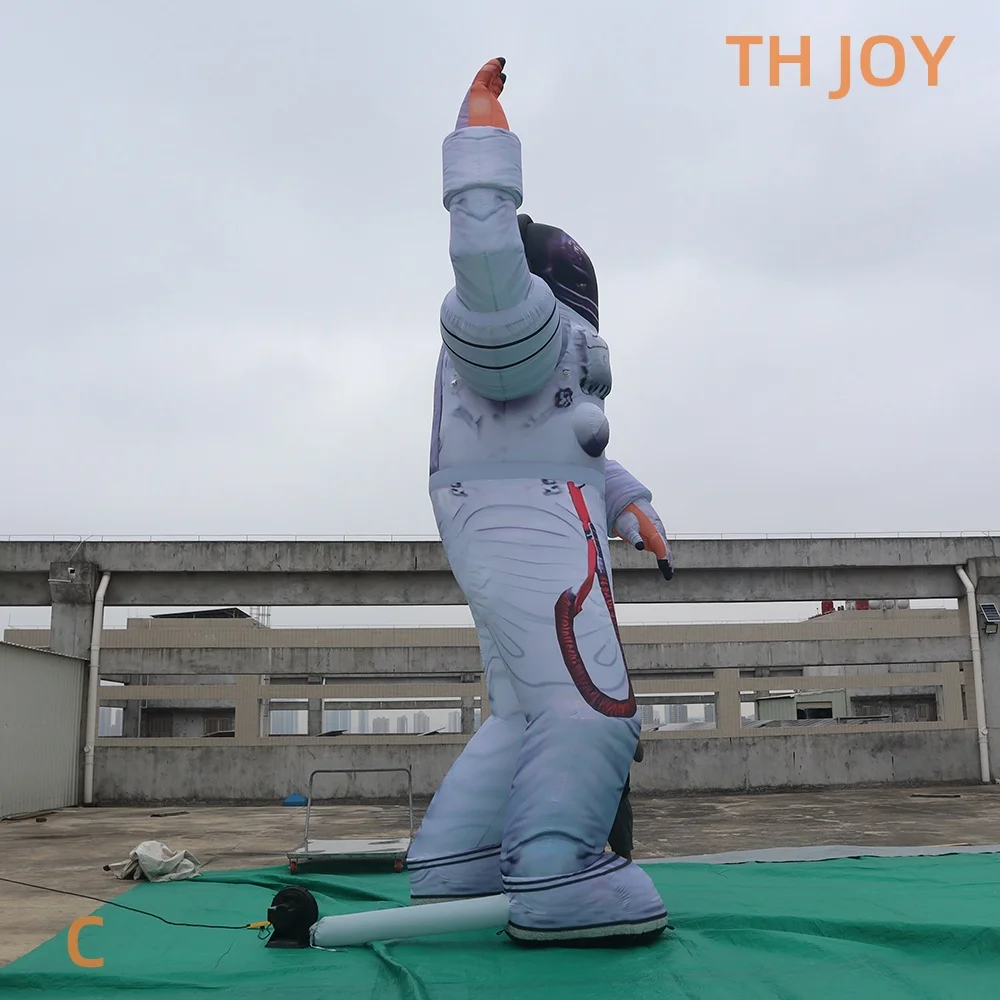 fast air ship to door,2025 New Design Inflatable Astronaut customized Spaceman model for Event Decoration