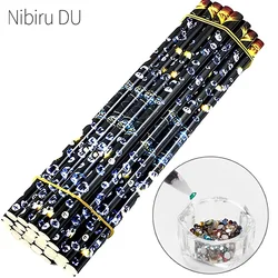 10/5pcs Profressional Nail Dotting Tool Beads Gems Studs Picker DIY Handmade Nail Art Rhinestone Wax Pencil Nail Art Decoration