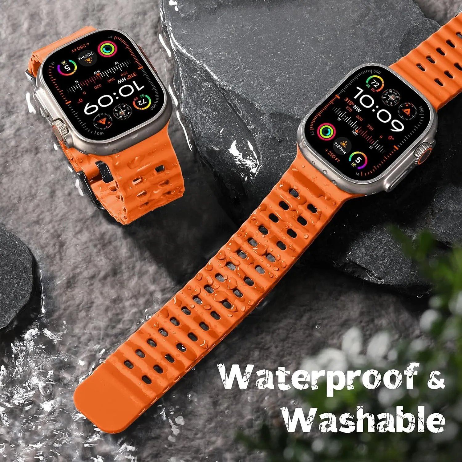 Bracelet Ocean pour Apple Watch Band Ultra 3/2 49mm Série 10 11 46mm Bracelet de sport pour IWatch 9 8 7 6 SE 45mm 44mm Correa
