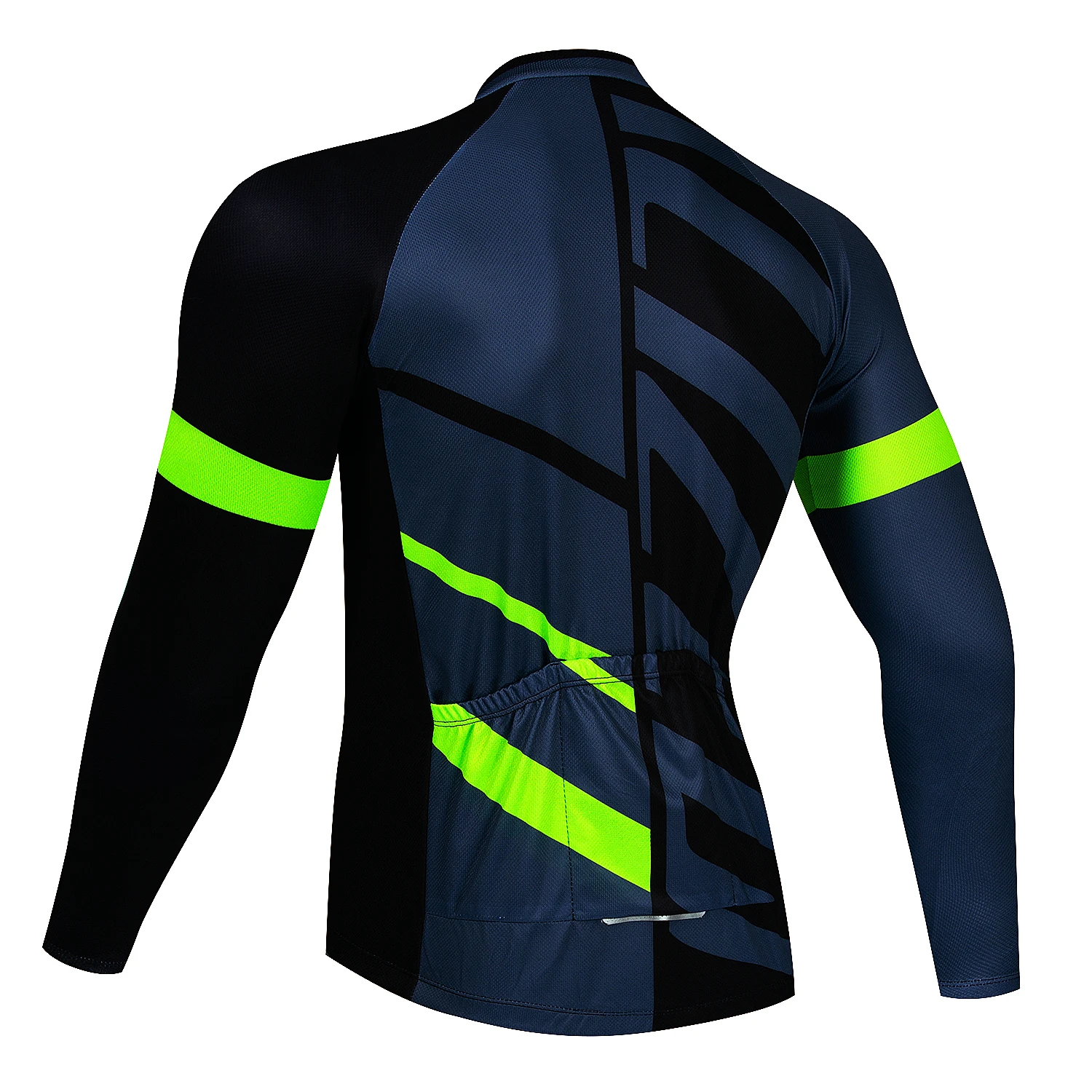 Fluoreszierende Gelbe Männer Herbst Fahrrad Kleidung Straße Racing Kleidung Atmungsaktive Frühling Bike Shirt Langarm Radfahren Jersey – Detail 18