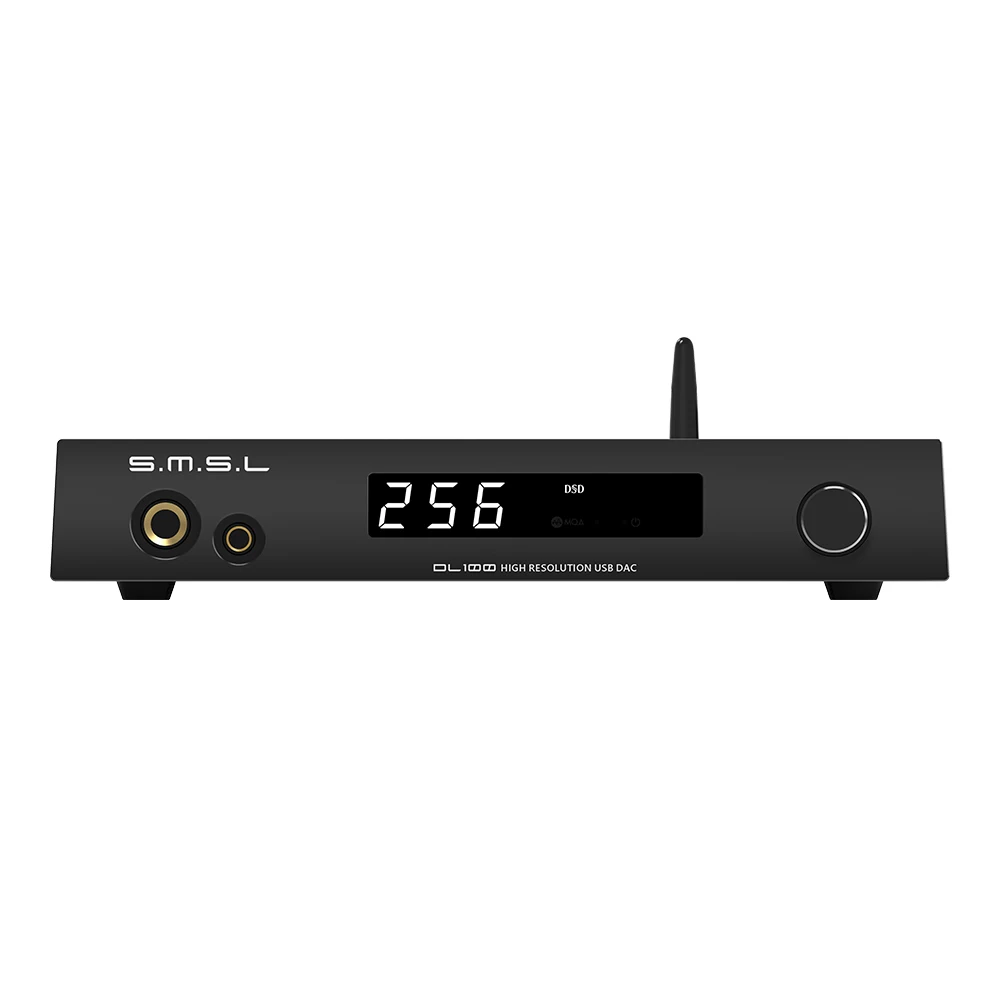 SMSL DL100 오디오 DAC, 리모컨 포함, HDMI ARC 지지대 헤드폰, CS43131, OPA1612, XU316, BT5.1, MQA-CD, DSD256, 32bit, 768kHz