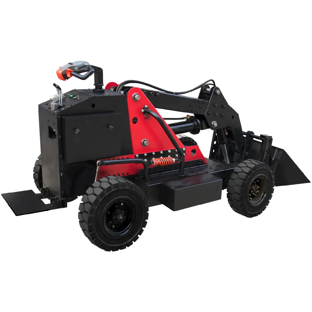 2025 Manufacturer Hydraulic Electric Fork Lift Truck Off Road Electric Forklift Multifunctional Mini Electric Tank Forklift
