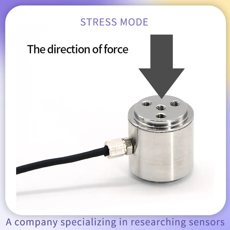 Mini Column Type Load Cell Pressure/ Weighing Sensor 0-200KG Φ20mm Easy to Install for Electronic Scale Robot Automatic System