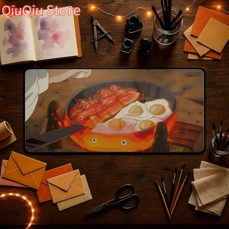 

Anime Mousepad, Anime Desk Mat, Cute Mousepad, Large Desk Mat, 22 x 12 Desk Mat, Cute Office Decor, Ghibli Inspired, Japanese Ae