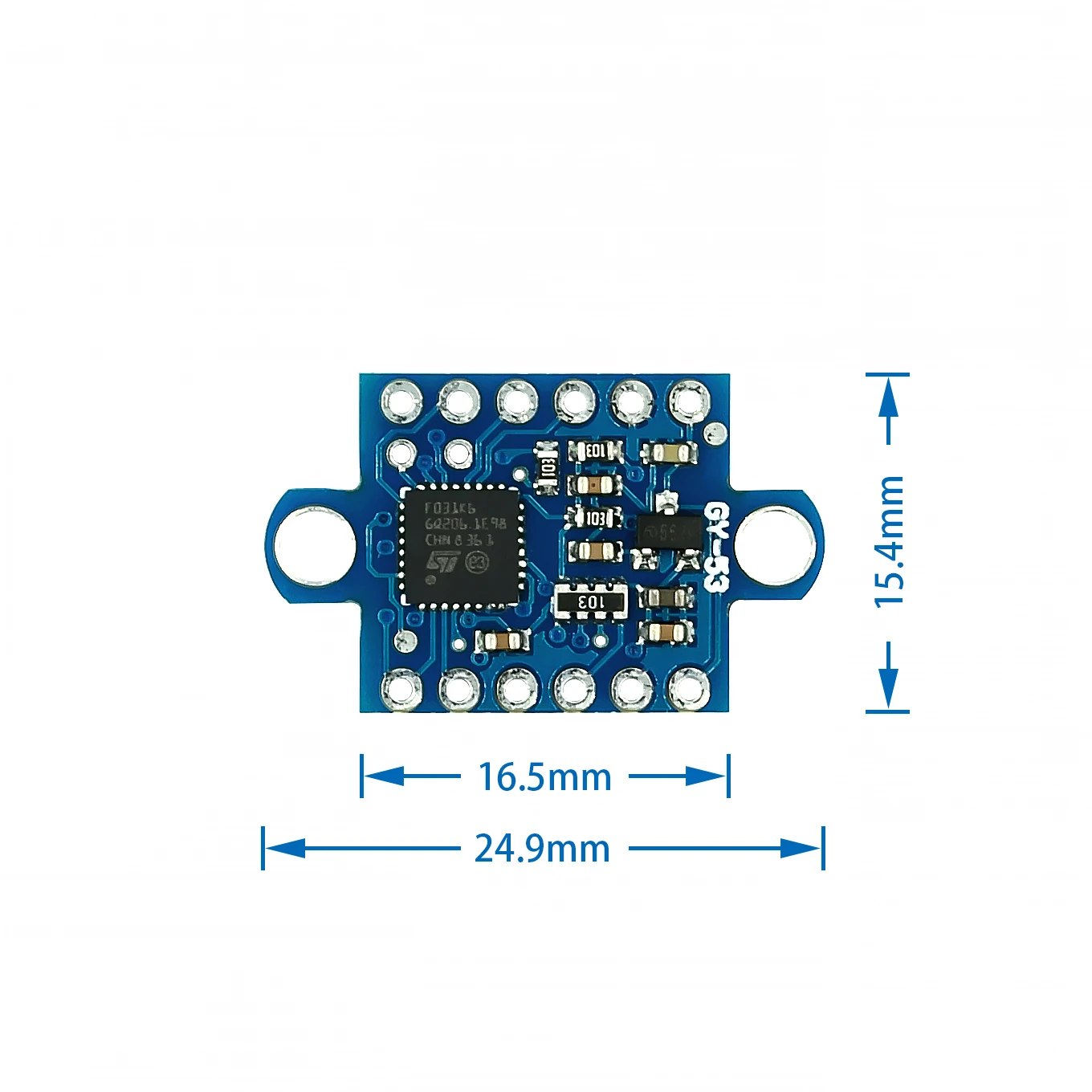 GY-53-L1X laser ranging VL53L1X TOF flight time distance sensor module