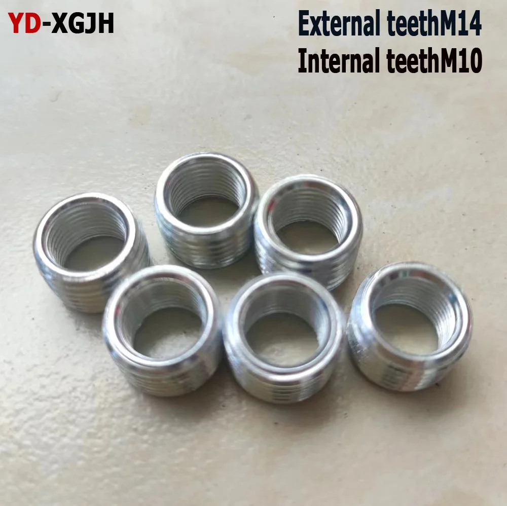 M14 M12 M10 M8 M6 M4  Sotted Inside Outside Self Tapping Thread Insert Adapter for gooseneck Screw Nuts Sleeve Converter Nut