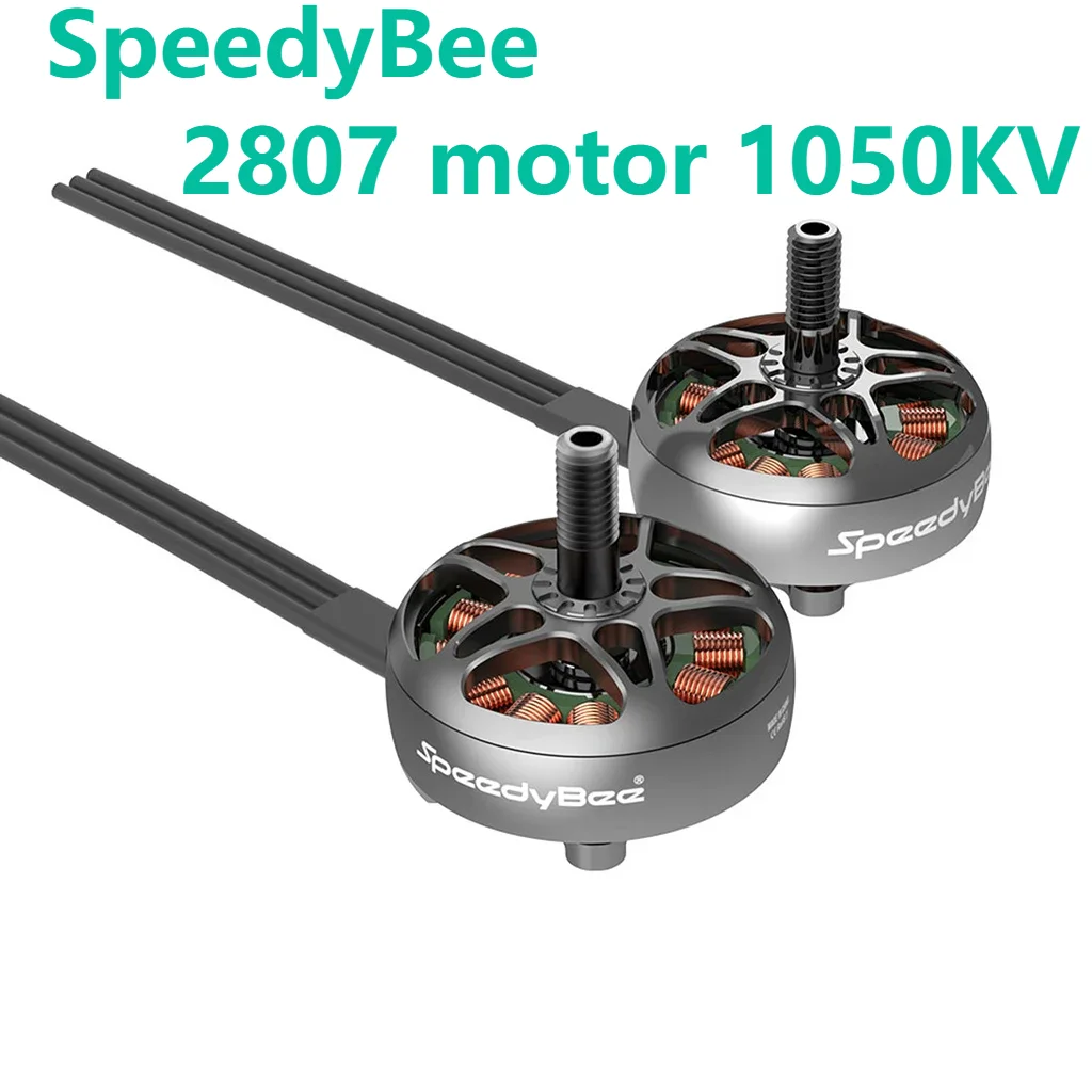 

SpeedyBee 2807 Brushless Motor 1050KV 6S LIPO for Mario Fold 8 DC FPV Long Range Drones DIY Parts 7inch 8inch frame