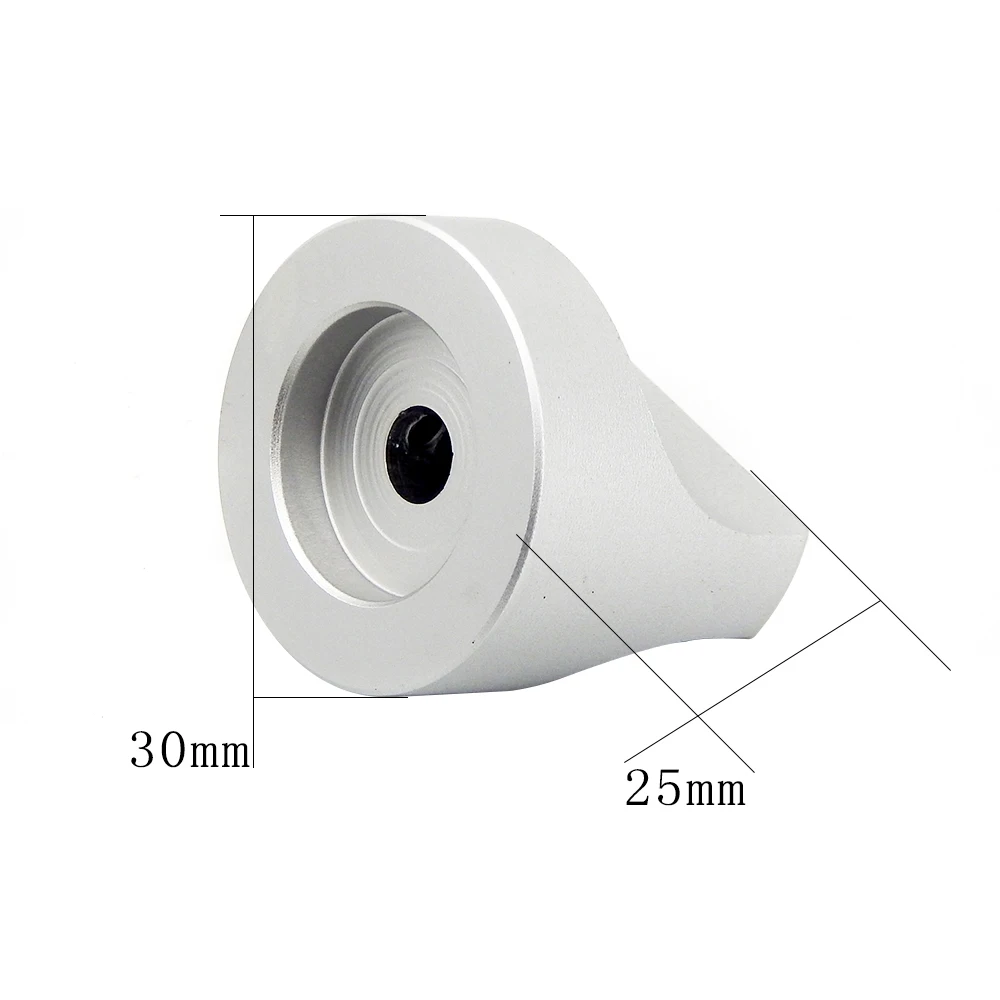 Full Nhôm Tập Chiết Áp Vịt Mỏ Núm Đường Kính 30Mm Cao 25Mm Cho Âm Thanh Công Tắc Tay Cầm Núm Vặn