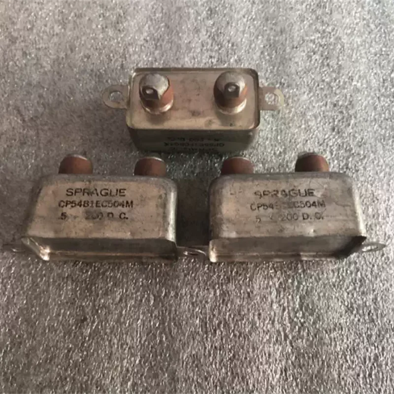 

Антикварный масляный конденсатор SPRAGUE CP54B1EC504MK 0,5 мкФ 200 В, соединительный масляный конденсатор