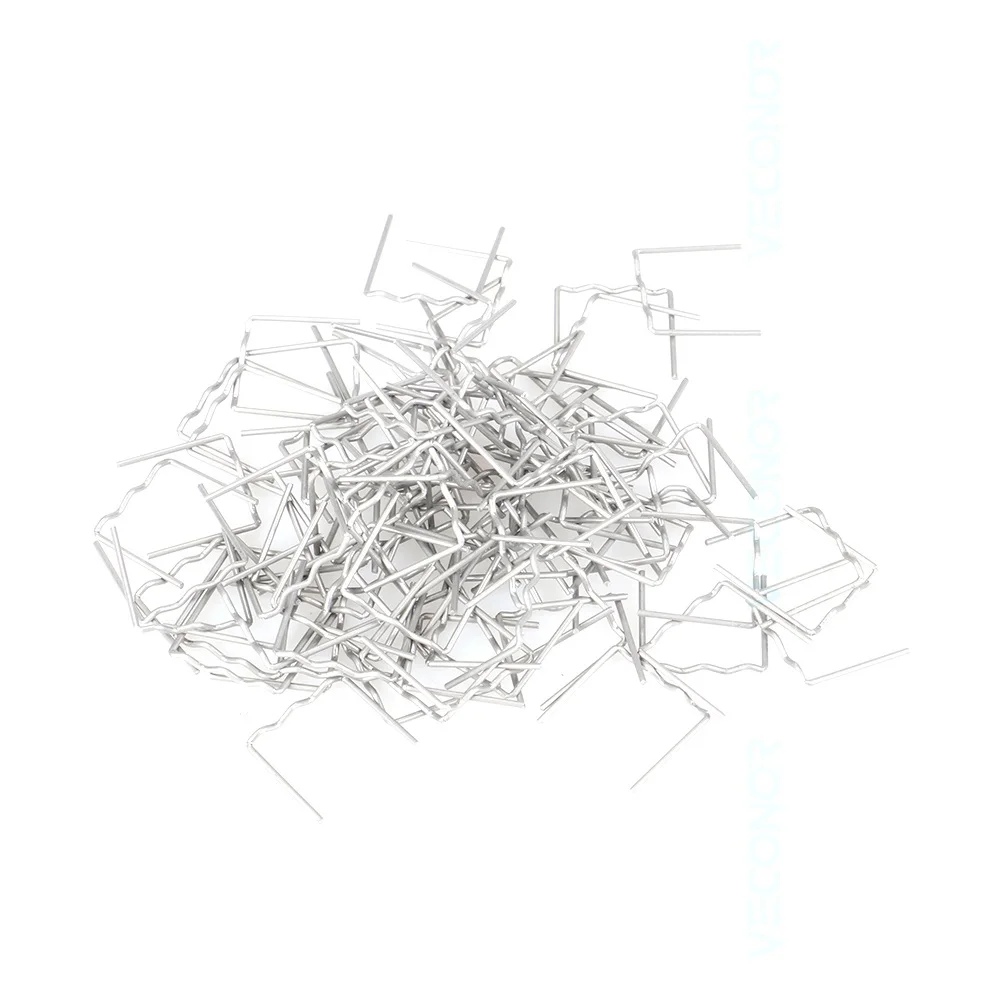 1000pcs 0.8mm Semi-wave Staples For Hot Stapler Plastic Welder Bumper Repair Machine