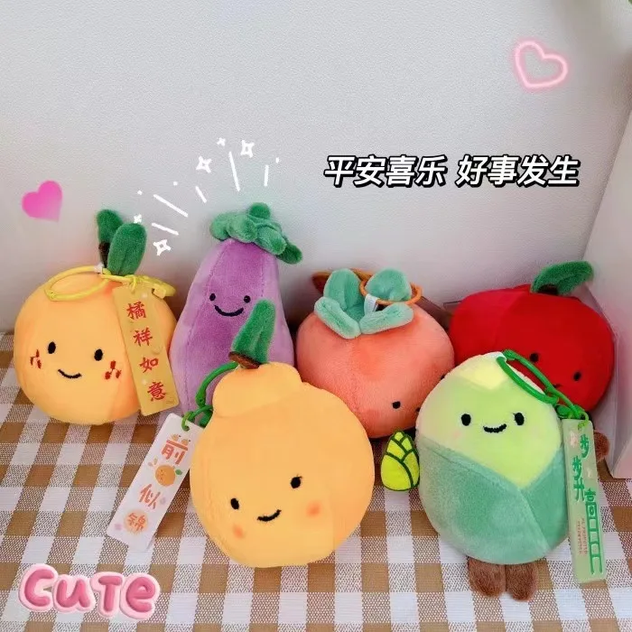 new Cute Delicate  good meaning  fruit, pendant funny creative decorate  soft lifelike blessing fashione boutique couple gift