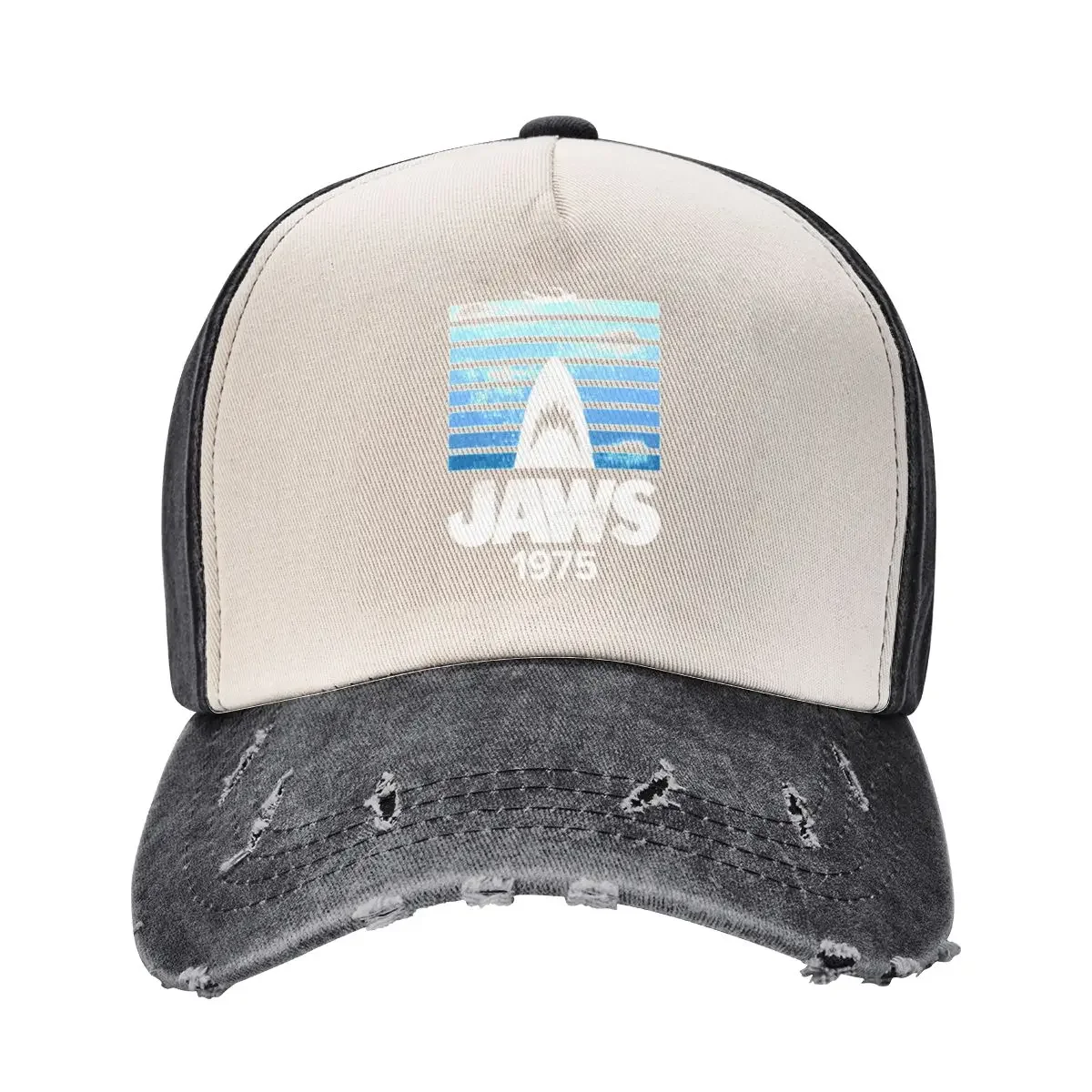 

Jaws Movie 1975 art Baseball Cap sun hat Trucker Cap Vintage Golf Men Women's