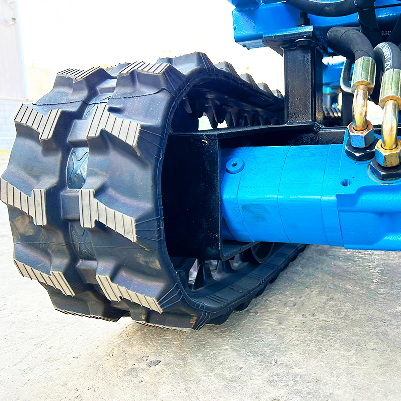 Customized Orchard Water Supply Rig Diesel Powered Wheeled Easy Relocation Domestic Well Machine