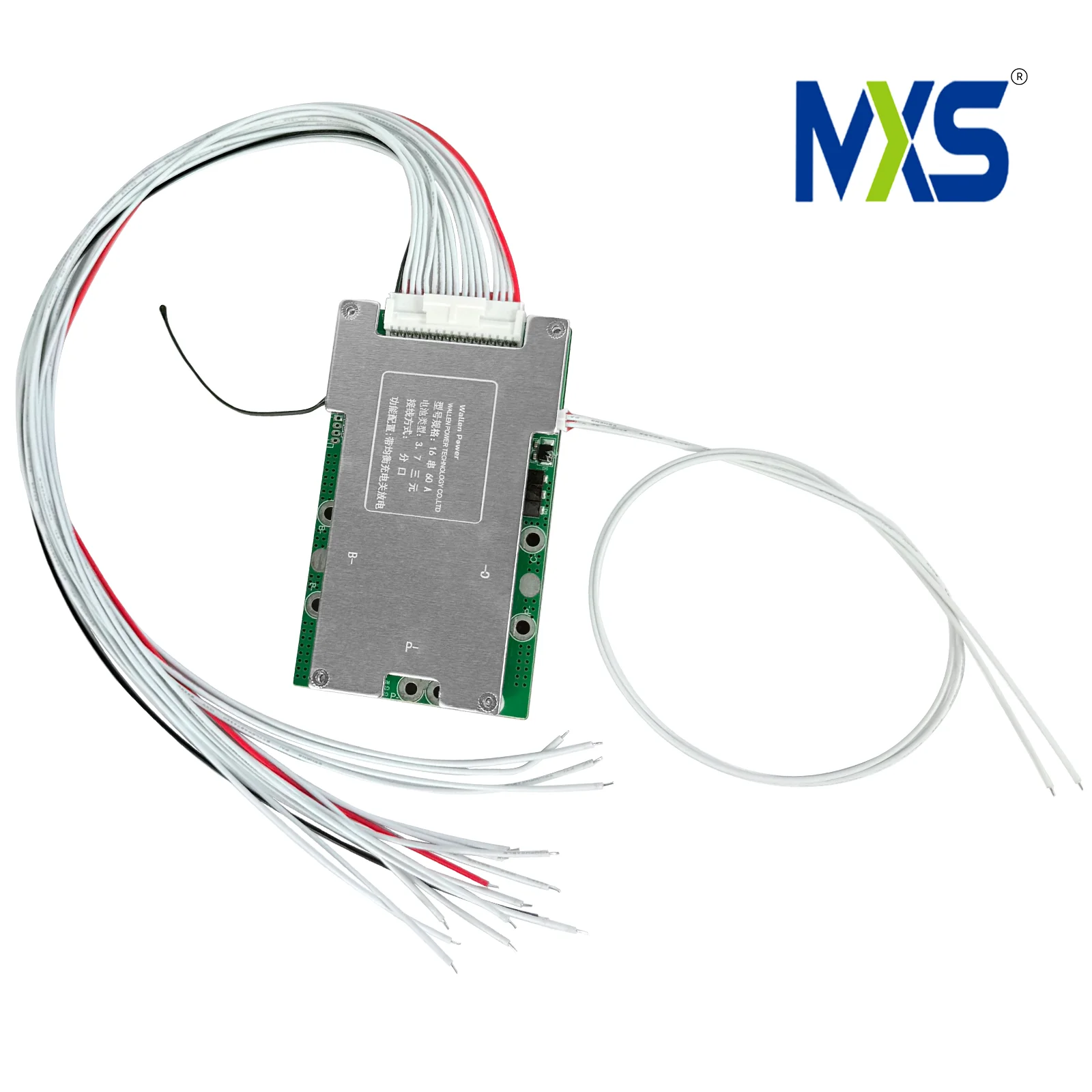 Lithium-Batterie-BMS für E-Bike- und Scooter-Akkupacks 7S10S13S14S16S20S 36V48V52V60V72V mit Schutzplatinen-Optionen 25A/30A/40A/50A/60A – Detail 24